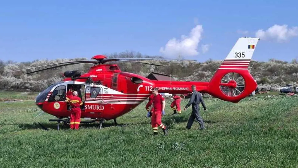 Intervenție de urgență în Masivul Leaota. Un cioban și-a pierdut cunoștința lângă o stână: a fost chemat elicopterul SMURD