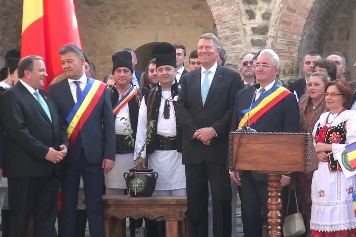 Președintele Klaus Iohannis, discurs emoționant, în Cetatea de Scaun a Sucevei VIDEO