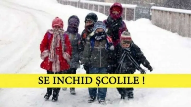 Elevii nu vor merge la școală vineri, 25 ianuarie, din cauza gripei