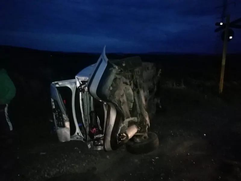 Accident rutier cu cinci răniți pe raza localității Gălănești, în urma coliziunii dintre două autoturisme FOTO