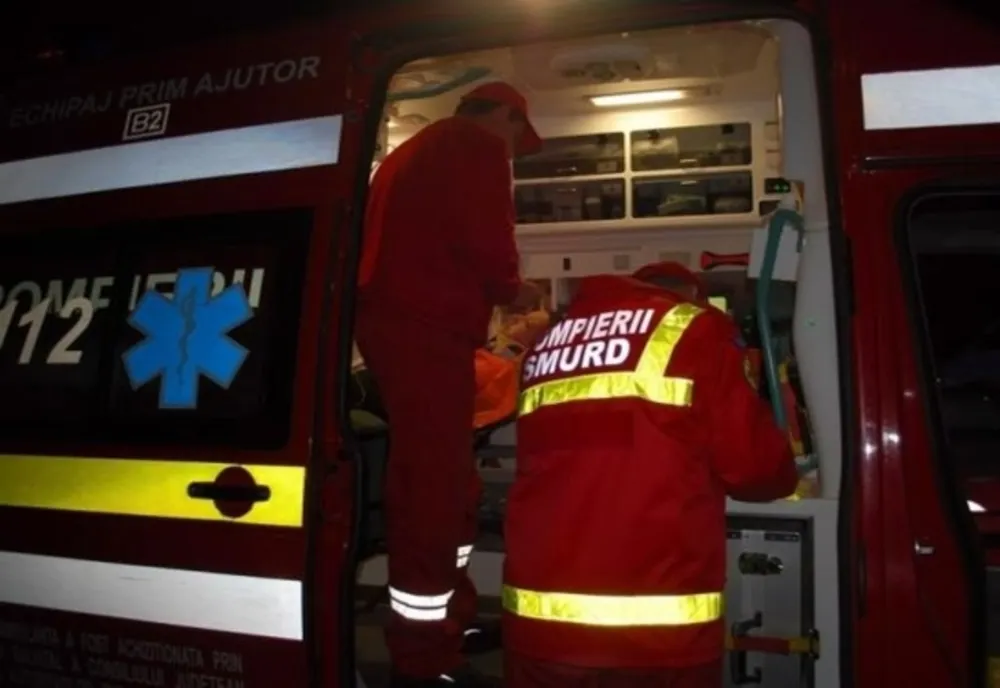 Un bărbat a ajuns la spital după ce a căzut cu calul și căruța într-un pârâu