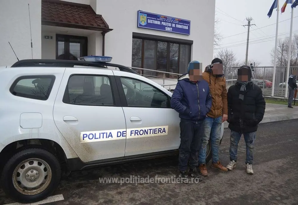 Tineri din Yemen și Egipt prinși după ce au trecut ilegal granița FOTO