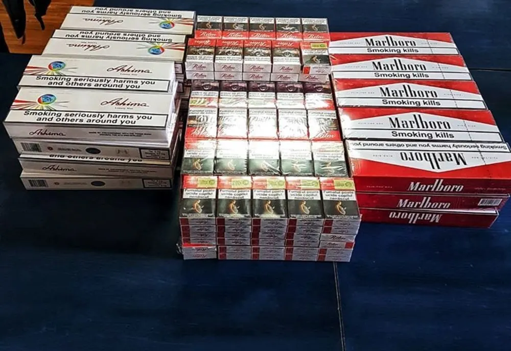 Țigări de contrabandă confiscate de jandarmii suceveni