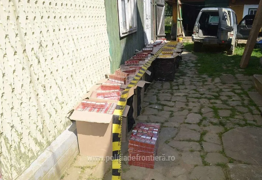 Urmărire pe graniță a unui contrabandist de țigări