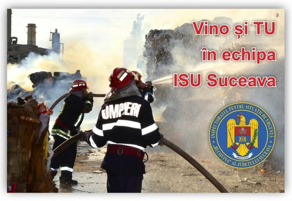 Vrei să fii pompier? ISU Suceava angajează!