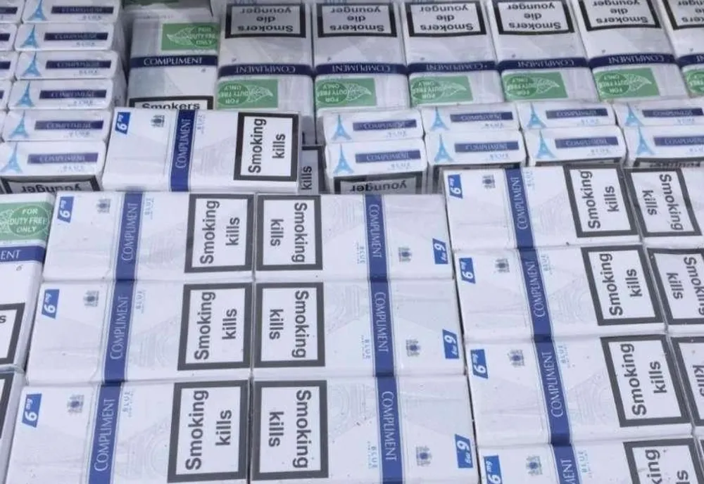 Ţigări confiscate de poliţişti