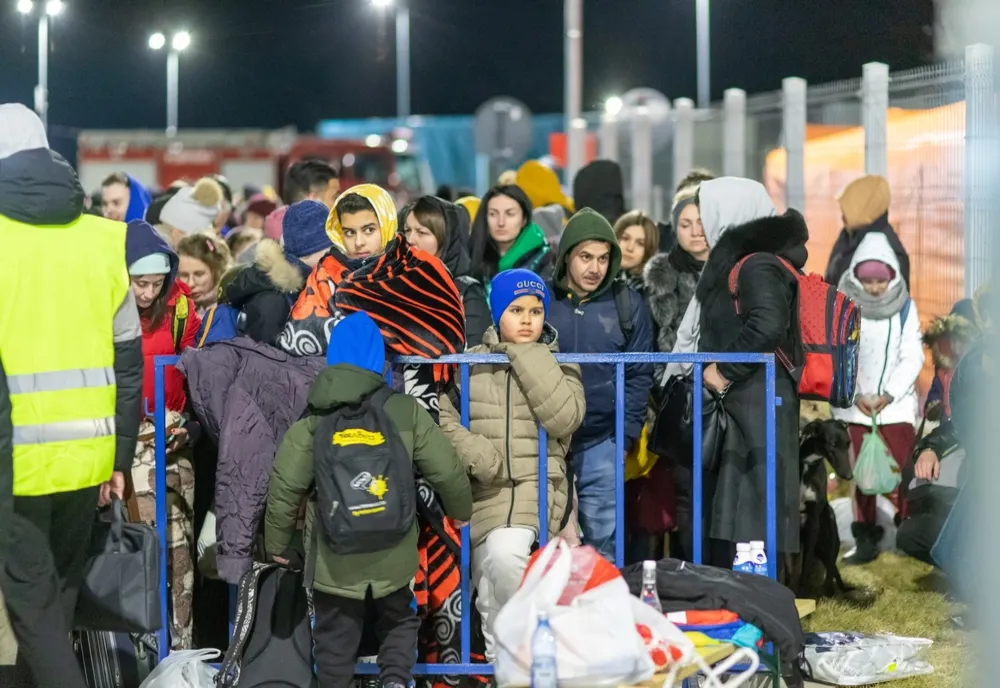Poliţia de Frontieră: 7.524 de cetăţeni ucraineni au intrat în ţară marţi, în creştere cu 4,6 % faţă de ziua precedentă