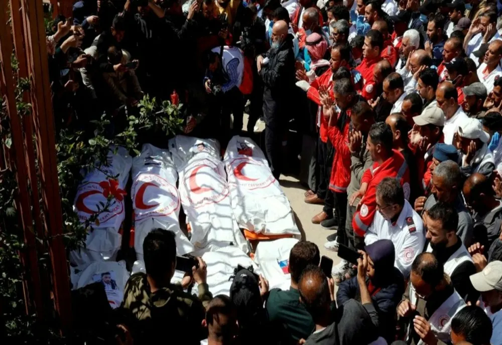 ISRAELUL RECUNOAȘTE GREȘELI ÎN UCIDEREA PARAMEDICILOR DIN FÂȘIA GAZA
