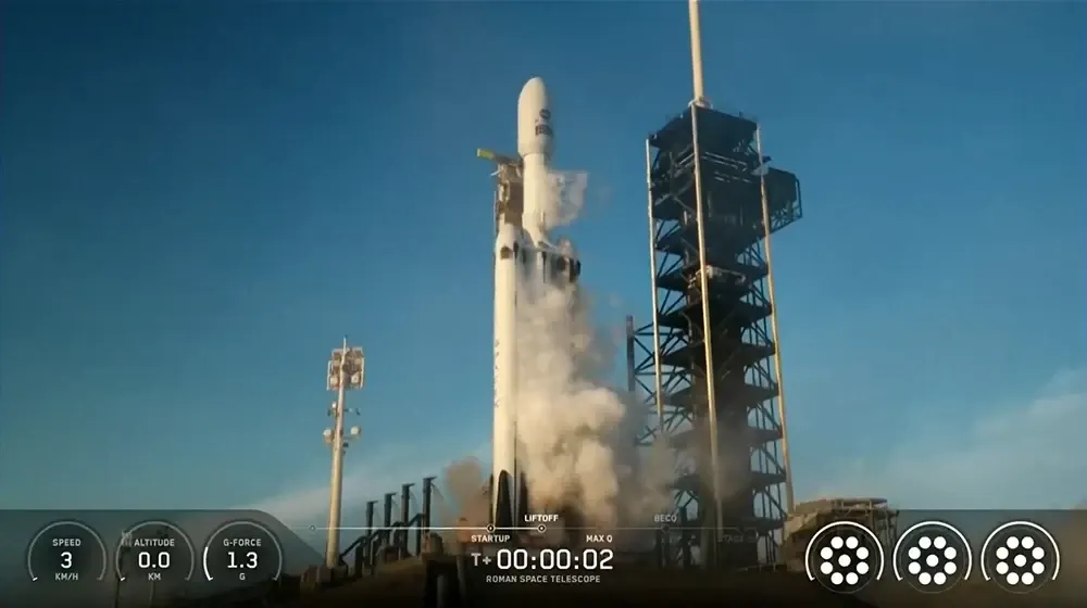Momente spectaculoase cu lansarea telescopului spațial Roman VIDEO