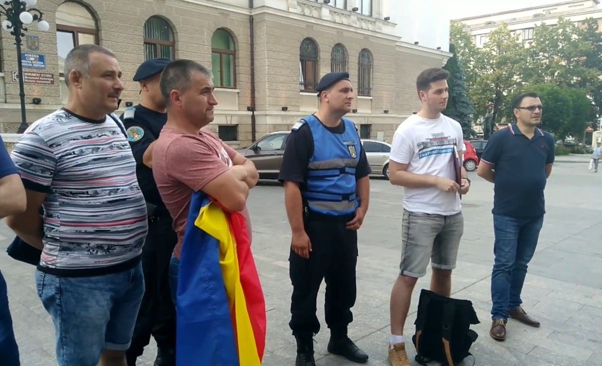 VIDEO Protest la Suceava față de modificarea Codului de Procedură Penală