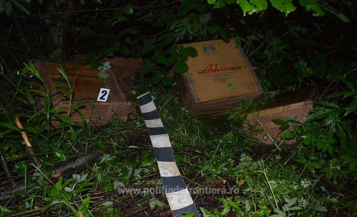 Țigări de contrabandă confiscate și un autoturism indisponibilizat, la Brodina