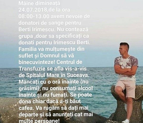 Apel disperat pentru un tânăr motociclist rănit grav într-un accident rutier