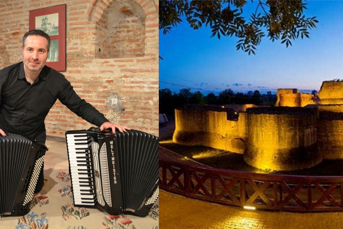 Concert inedit de acordeon și bayan, la Cetatea de Scaun a Sucevei