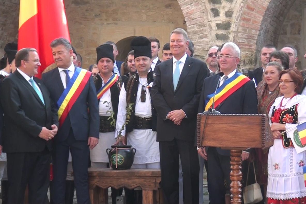 Președintele Klaus Iohannis, discurs emoționant, în Cetatea de Scaun a Sucevei VIDEO