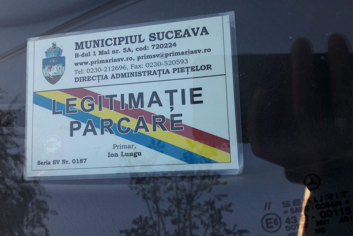 Legitimațiile gratuite pentru parcare, retrase de Primărie de anul viitor