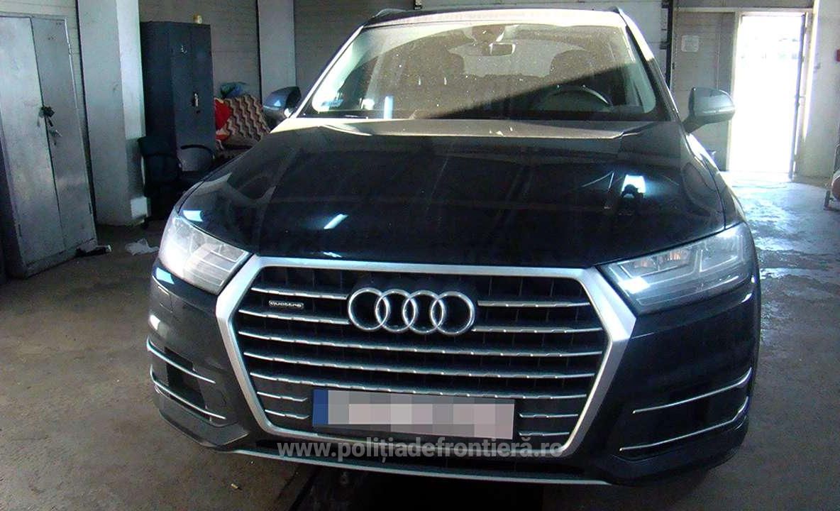 Autoturism în valoare de aproximativ 280.000 de lei, căutat de autoritățile din Polonia, descoperit în P.T.F. Siret FOTO