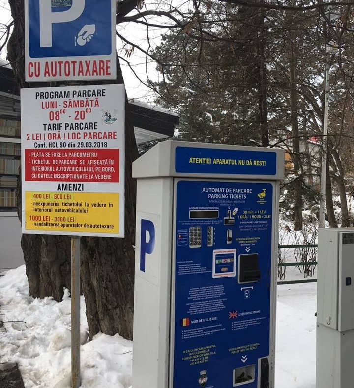 Plata parcărilor din municipiul Suceava va putea fi făcută prin SMS și card bancar