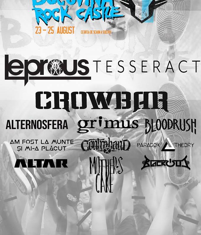 Crowbar, Altar și Bloodrush, trupe confirmate pentru Bucovina Rock Castle 2019