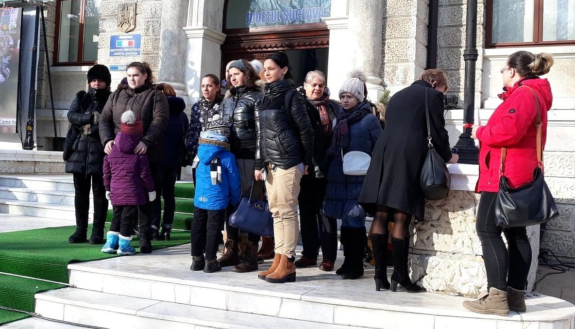 Protest pentru drepturile persoanelor cu dizabilități