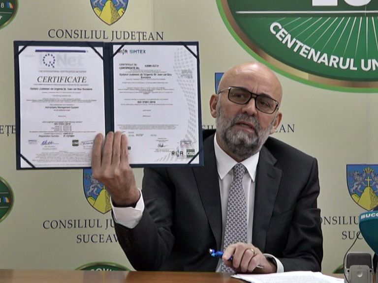 Spitalul Județean Suceava, primul din țară care a primit oficial certificat anticorupție