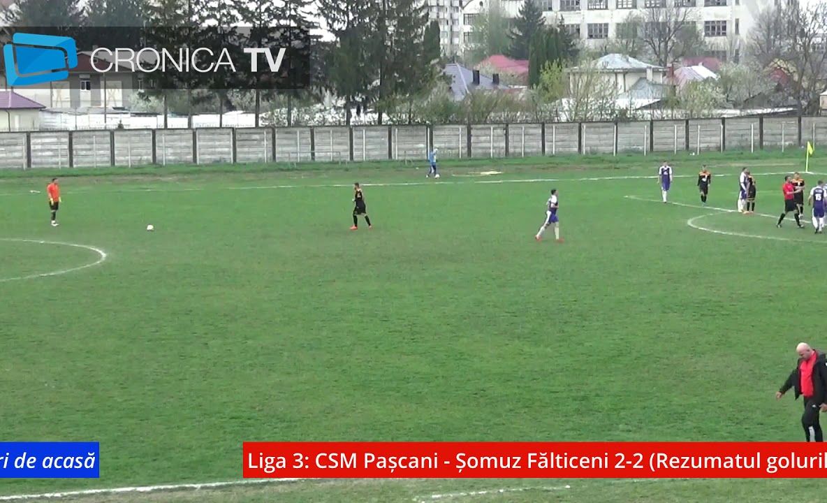 VIDEO Gol fabulos de la 40 de metri marcat de portarul Cătălin Pascal în prelungirile partidei CSM Pașcani - Șomuz Fălticeni
