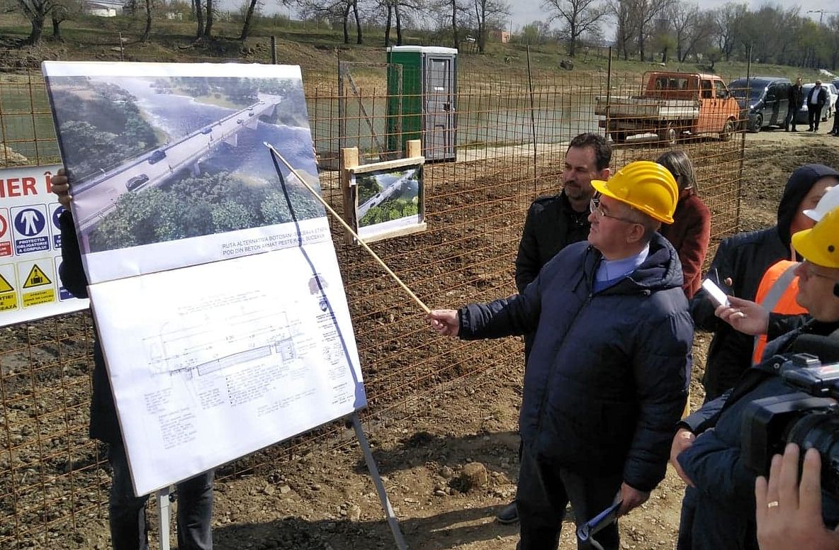 Au început lucrările la Podul Unirii între Suceava și Burdujeni