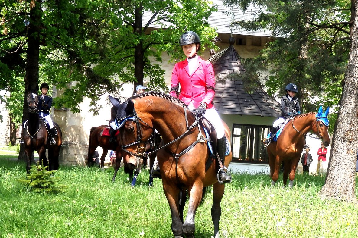 Paradă ecvestră în centrul istoric din Rădăuți, joi, de Ziua Tineretului