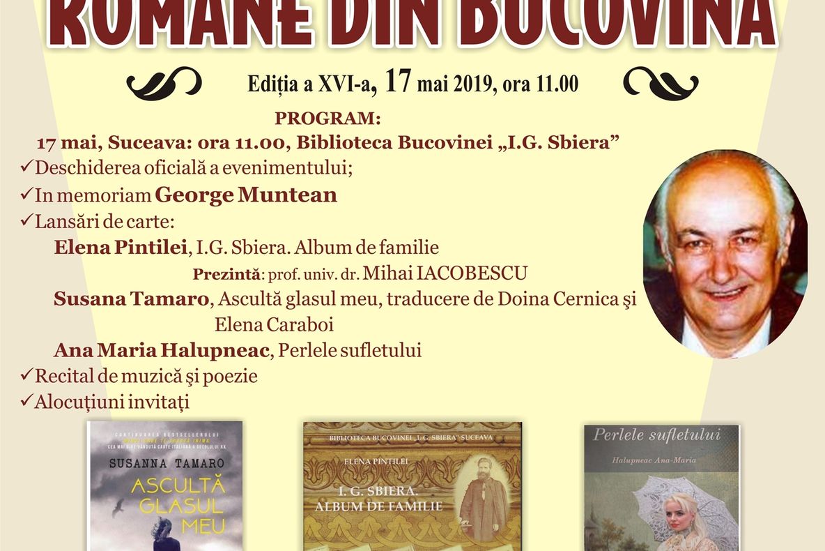 Recitaluri de muzică, poezie și lansări de carte la Salonul Literaturii Române din Bucovina