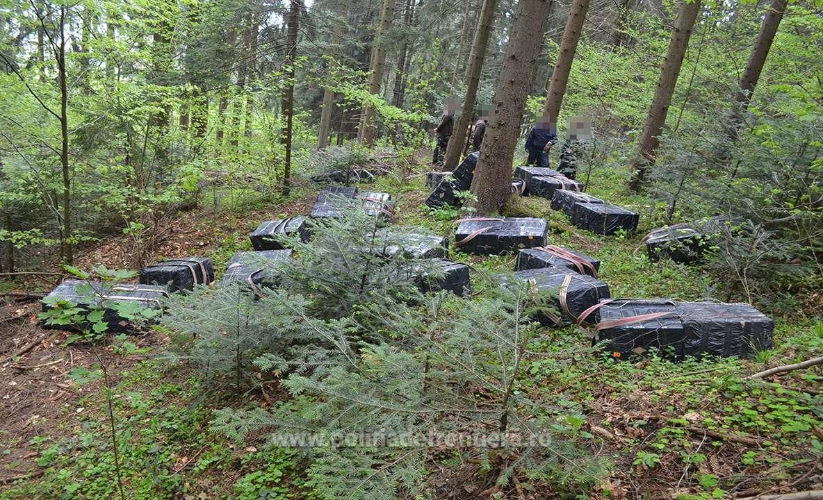 Peste 36.000 pachete cu țigări confiscate la frontiera de nord