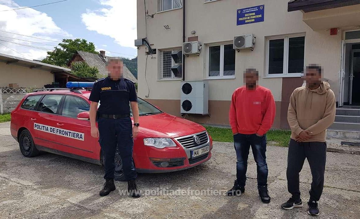Doi cetățeni din Madagascar și Congo, prinși când încercau să intre ilegal în România din Ucraina FOTO