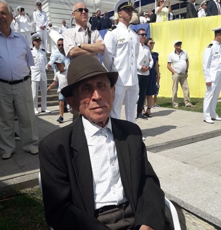 Un bărbat din Dumbrăveni cel mai vârstnic participant la Ziua Marinei FOTO