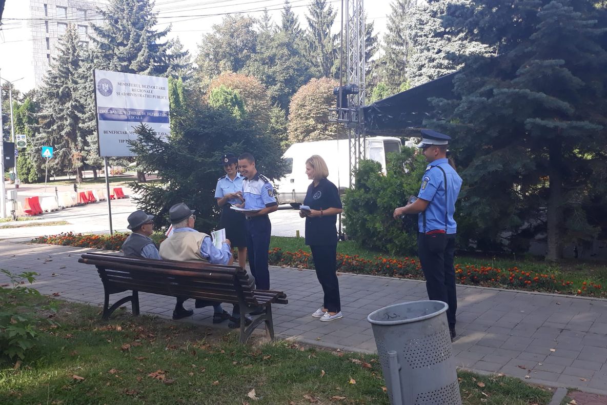 Activități comune desfășurate de polițiști, pompieri și jandarmi FOTO