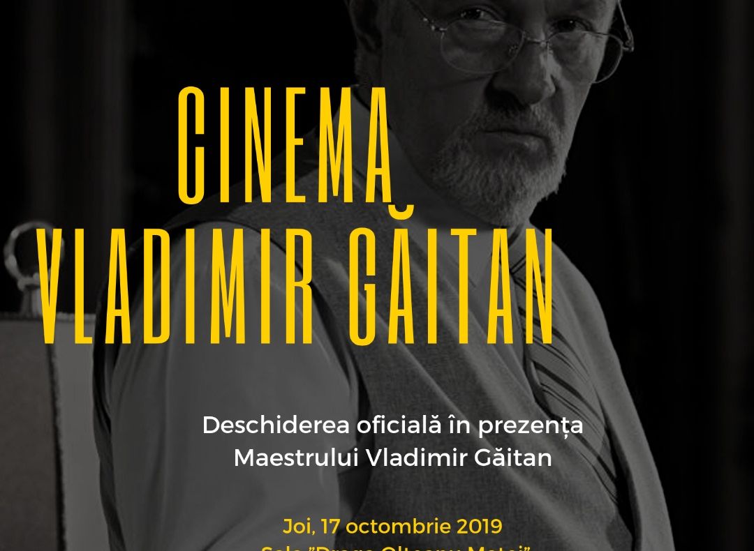 Primul cinematograf gratuit din țară, inaugurat la Fălticeni de actorul Vladimir Găitan