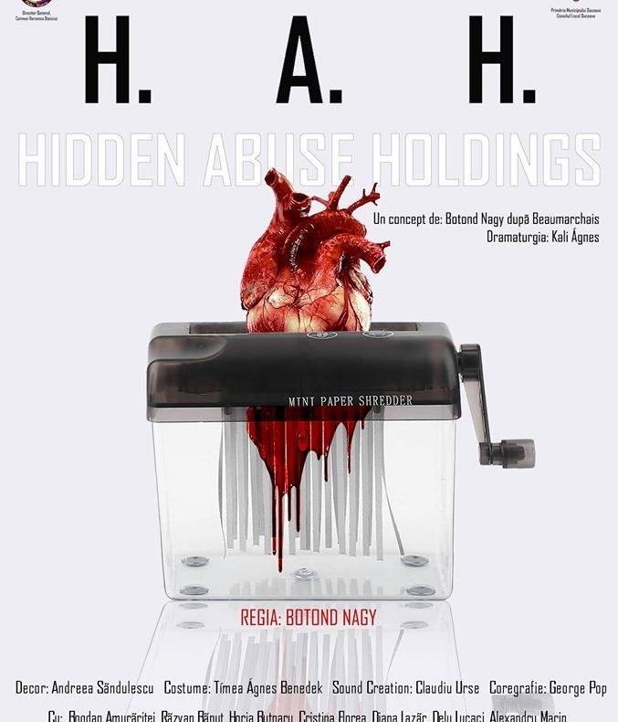 Nou spectacol intrat în producție la Teatrul „Matei Vișniec” Suceava: „H.A.H. - Hidden Abuse Holdings”