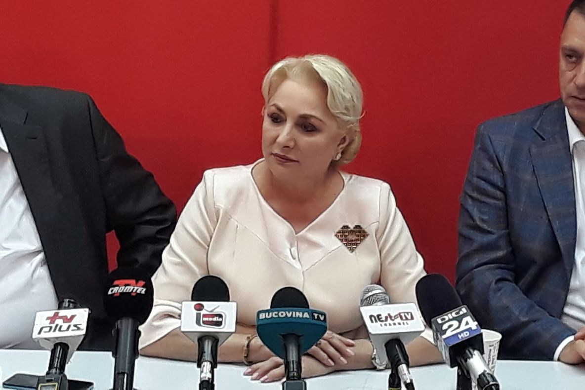 Viorica Dăncilă: "Sunt convinsă că contracandidatul meu este Klaus Iohannis și sunt singurul contracandidat care contează în această luptă" VIDEO