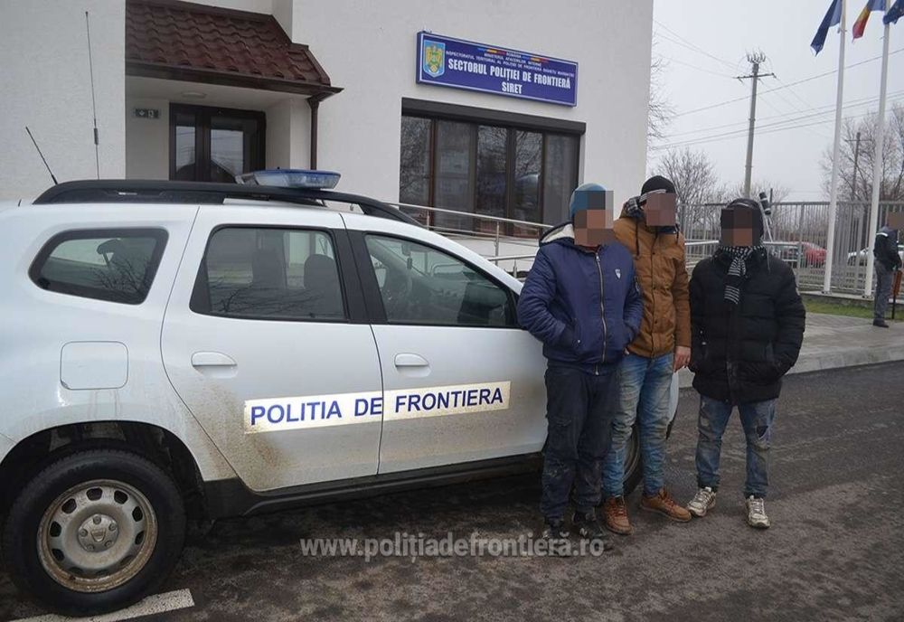 Tineri din Yemen și Egipt prinși după ce au trecut ilegal granița FOTO
