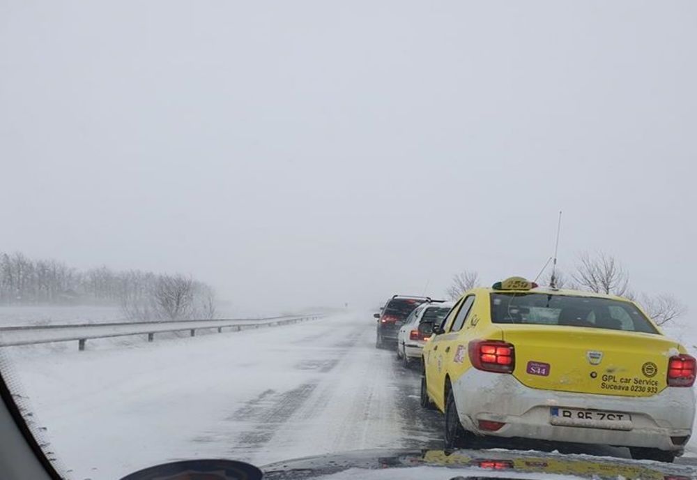 Viscolul a provocat probleme pe mai multe drumuri din județ VIDEO