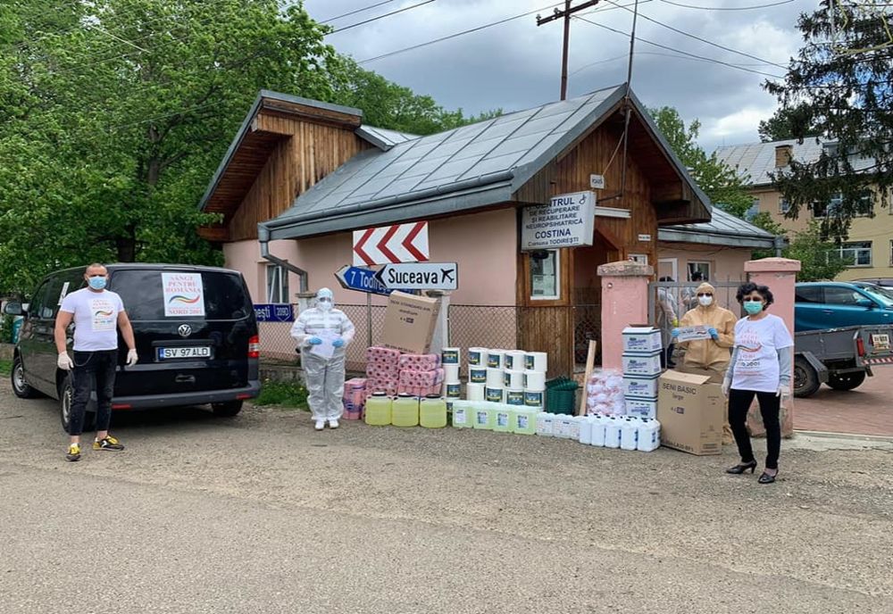 Produse de igienă donate de Fundația Umanitară Nord 2001 Centrului de Recuperare Costâna FOTO