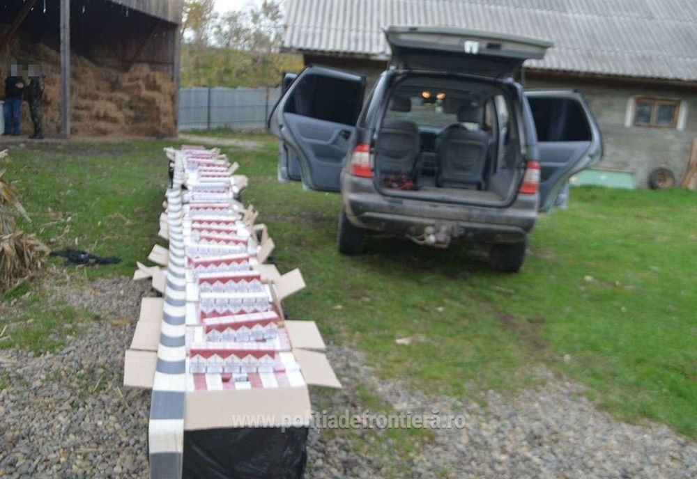 Trei suceveni cercetați pentru contrabandă și aproximativ 15.000 pachete cu țigări confiscate la frontiera de nord