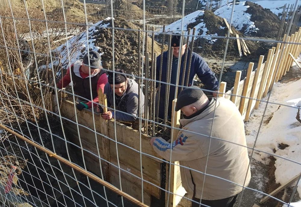 Lucrări în toi la grădinița nouă din cartierul Ițcani