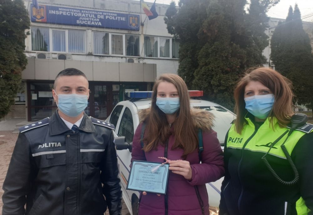 Polițiștii au organizat activități de marcare a Zilei de 8 Martie