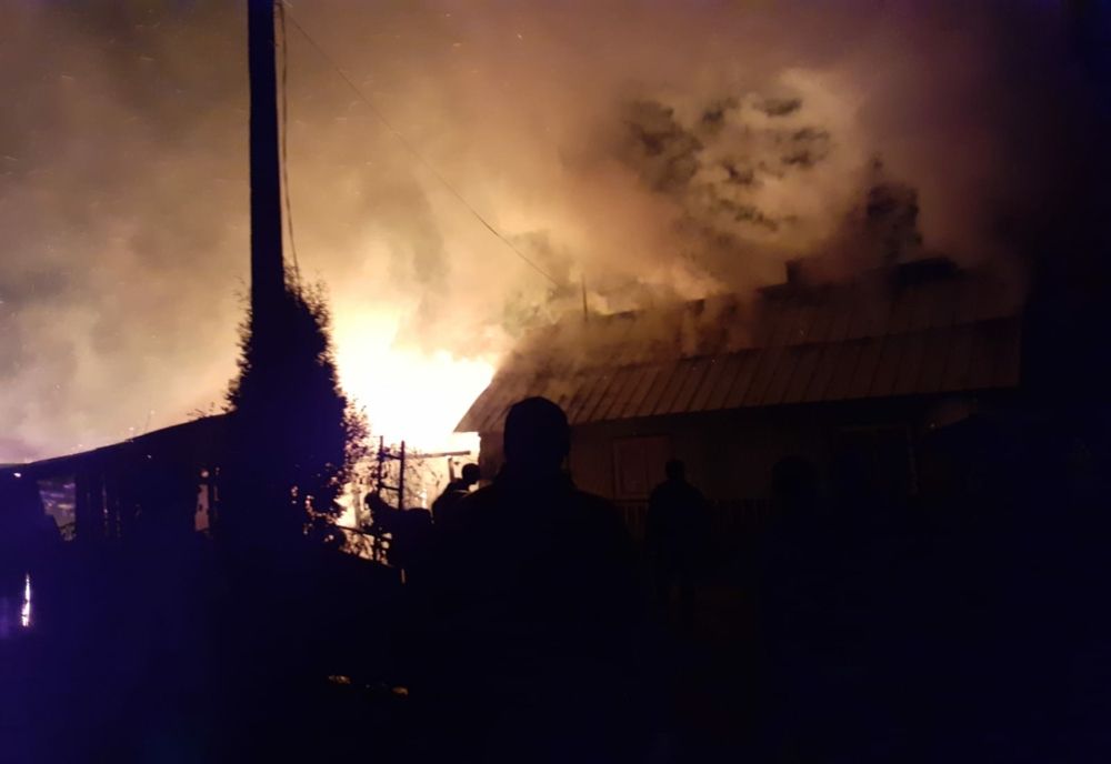 Incendiu în localitatea Bilca