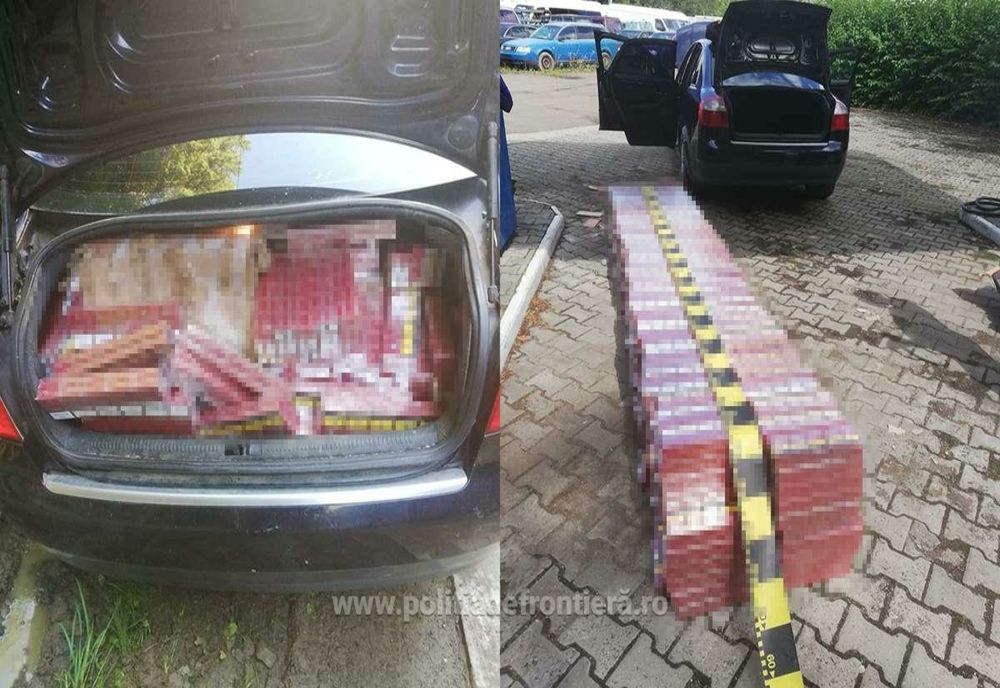 Ţigări de contrabandă în valoare de peste 81.000 lei confiscate la frontiera cu Ucraina