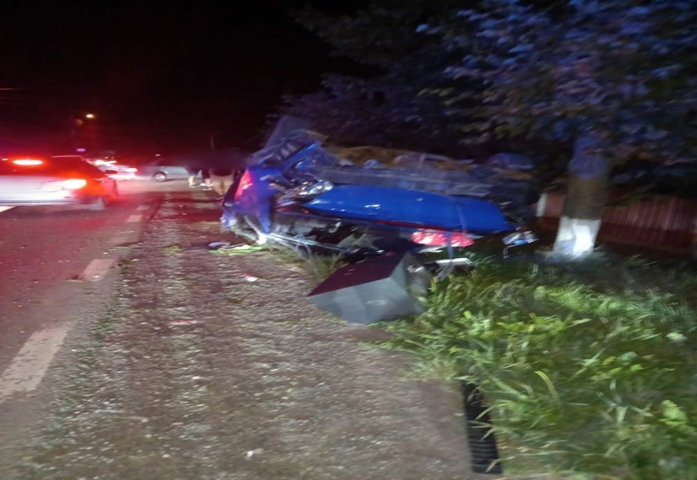 Accident rutier la Vicovu de Sus 