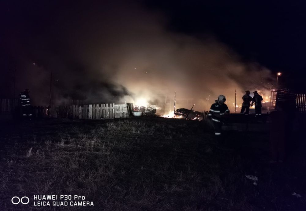 Patru animale au murit într-un incendiu la Horodnicu de Sus