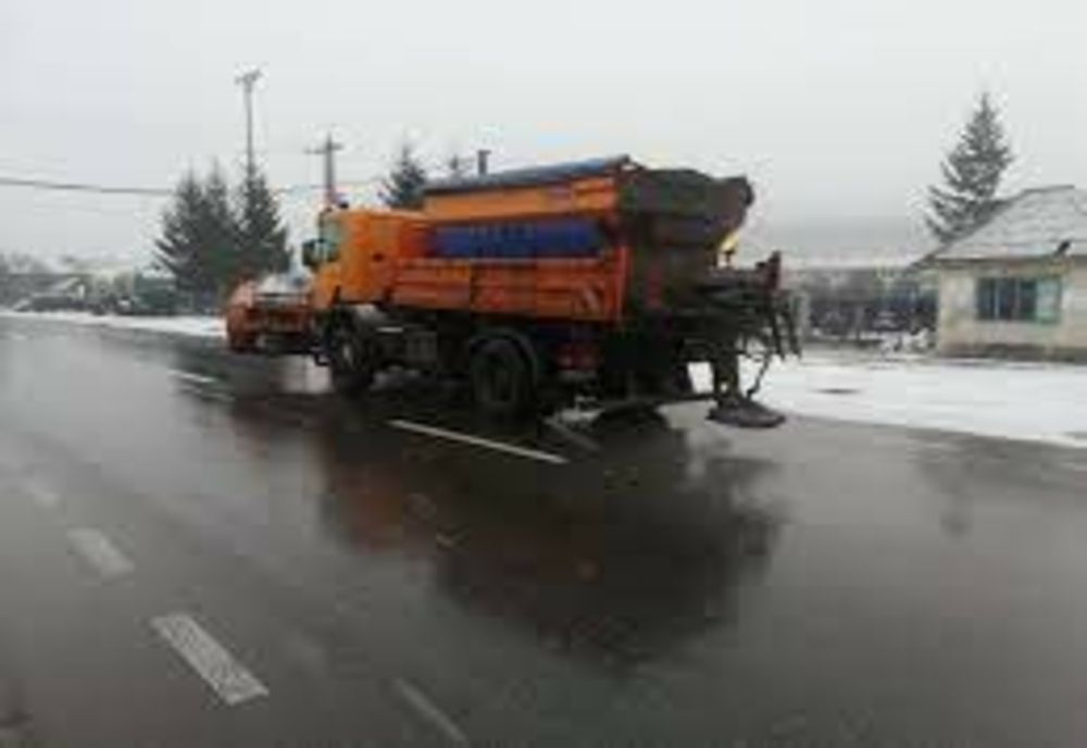 Ninsori ușoare în Pasul Mestecăniș, județul Suceava 