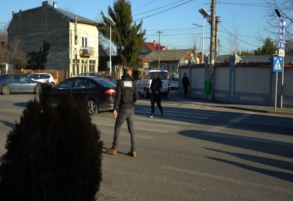 Pieton beat accidentat când traversa prin loc nepermis