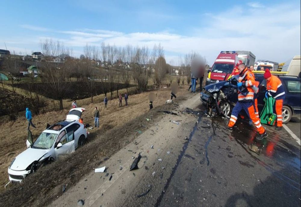 Accident cu patru victime pe un drum din Suceava