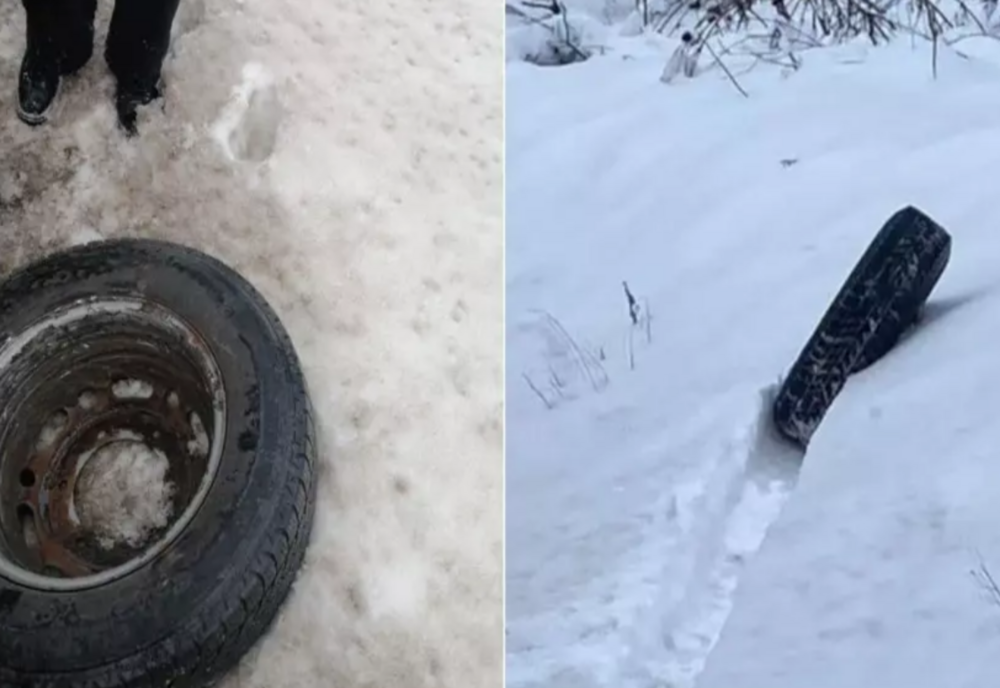 Un microbuz care transporta elevi a rămas fără două roți, în timpul mersului