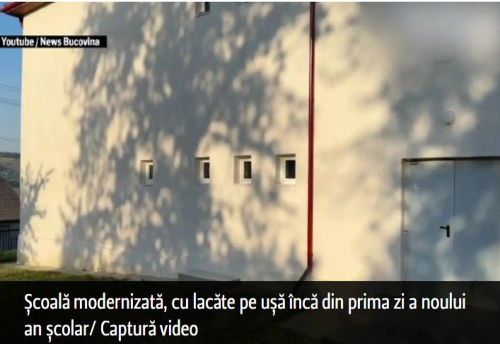 Școală modernizată, cu lacăte pe ușă încă din prima zi a noului an școlar! Unde învață elevii - Situație revoltătoare la Suceava